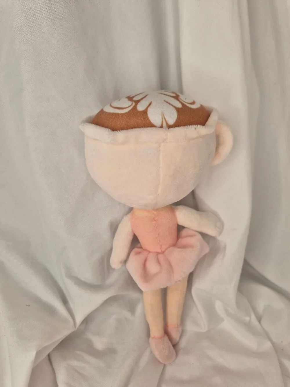 Ballerina Cappuccina Plush - Viral Meme Stuffed Toy - Coffee Cup Ballerina Doll